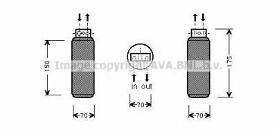 AVA QUALITY COOLING old291 -  Осушитель, кондиционер